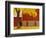 Autumn Tree by Red Barn-Bob Krist-Framed Photographic Print