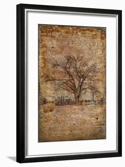 Autumn Tree Duo-LightBoxJournal-Framed Giclee Print