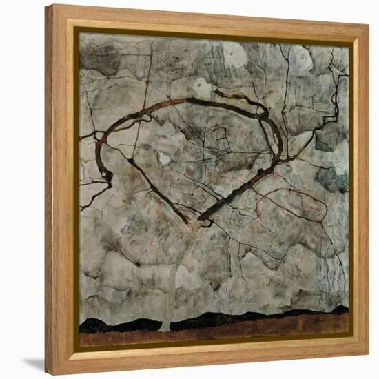 Autumn Tree in Turbulent Air, 1912-Egon Schiele-Framed Premier Image Canvas