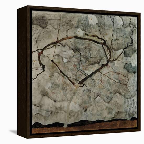 Autumn Tree in Turbulent Air, 1912-Egon Schiele-Framed Premier Image Canvas