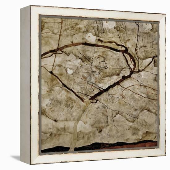 Autumn Tree in Turbulent Air, 1912-Egon Schiele-Framed Premier Image Canvas