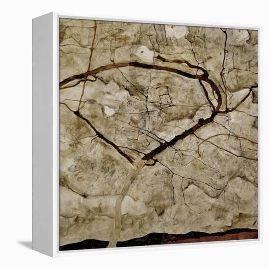 Autumn Tree in Turbulent Air, 1912-Egon Schiele-Framed Premier Image Canvas