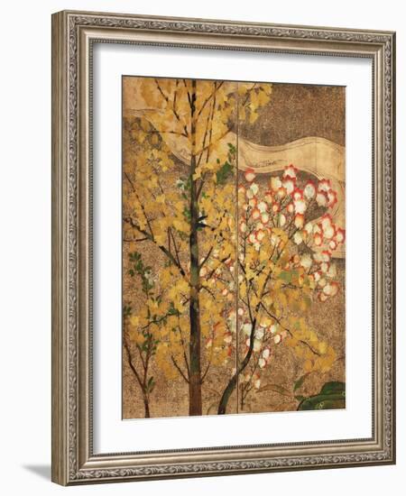 Autumn Tree-Japanese School-Framed Giclee Print