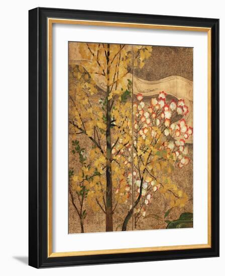 Autumn Tree-Japanese School-Framed Giclee Print