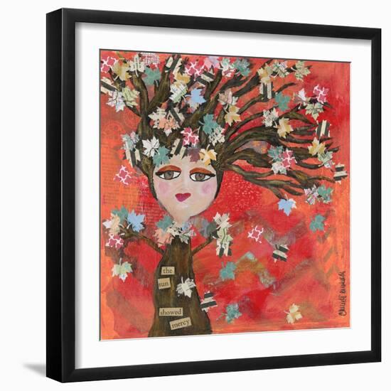 Autumn Tree-Cherie Burbach-Framed Art Print