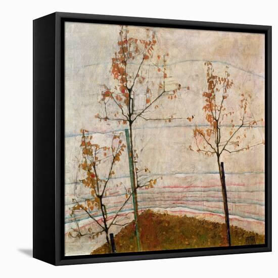 Autumn Trees, 1911-Egon Schiele-Framed Premier Image Canvas
