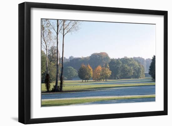 Autumn Trees at Bad Muskau, Landscaped Gardens (Park Muzakowski) - Germany-Florian Monheim-Framed Photographic Print