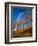 Autumn Trees Below Gateway Arch, Jefferson National Expansion, St. Louis, Missouri, USA-Scott T. Smith-Framed Photographic Print