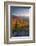 Autumn trees on mountain, Baxter Mountain, Adirondack Mountains State Park, New York State, USA-null-Framed Photographic Print