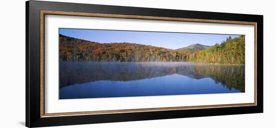 Autumn Trees Reflected in Heart Lake, Adirondack State Park, New York State, USA-null-Framed Photographic Print