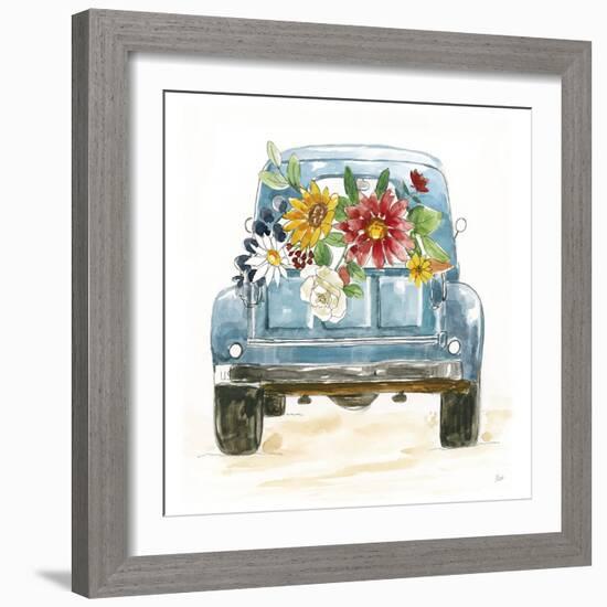 Autumn Truck-null-Framed Art Print