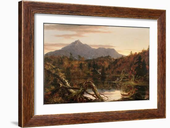 Autumn Twilight, View of Corway Peak, 1834-Thomas Cole-Framed Giclee Print