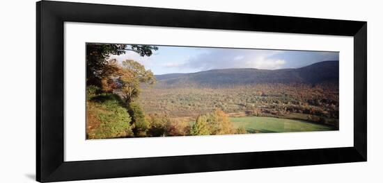 Autumn View from Hildene, Manchester, Vermont, USA-Walter Bibikow-Framed Photographic Print
