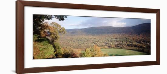 Autumn View from Hildene, Manchester, Vermont, USA-Walter Bibikow-Framed Photographic Print