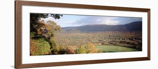 Autumn View from Hildene, Manchester, Vermont, USA-Walter Bibikow-Framed Photographic Print