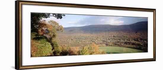 Autumn View from Hildene, Manchester, Vermont, USA-Walter Bibikow-Framed Photographic Print