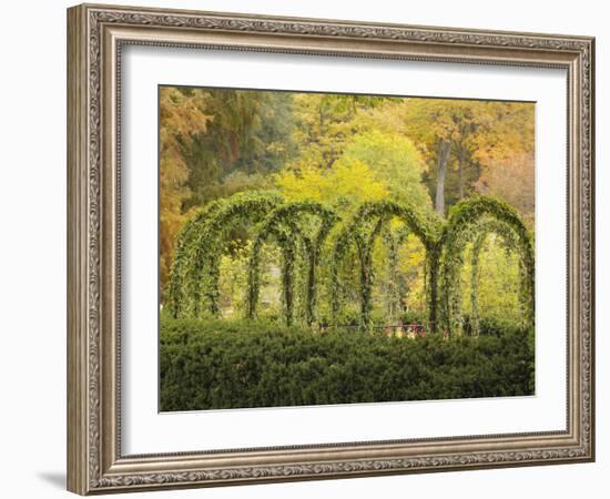 Autumn View of Longwood Gardens, Pennsylvania, Usa-Adam Jones-Framed Photographic Print