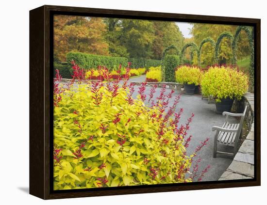 Autumn View of Longwood Gardens, Pennsylvania, Usa-Adam Jones-Framed Premier Image Canvas