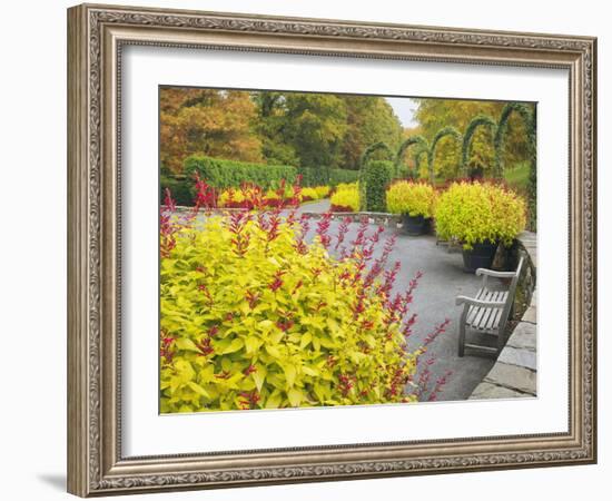 Autumn View of Longwood Gardens, Pennsylvania, Usa-Adam Jones-Framed Photographic Print