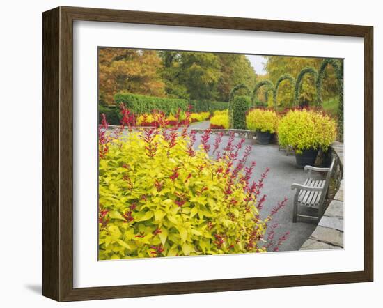 Autumn View of Longwood Gardens, Pennsylvania, Usa-Adam Jones-Framed Photographic Print