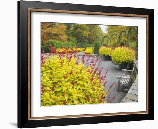 Autumn View of Longwood Gardens, Pennsylvania, Usa-Adam Jones-Framed Photographic Print