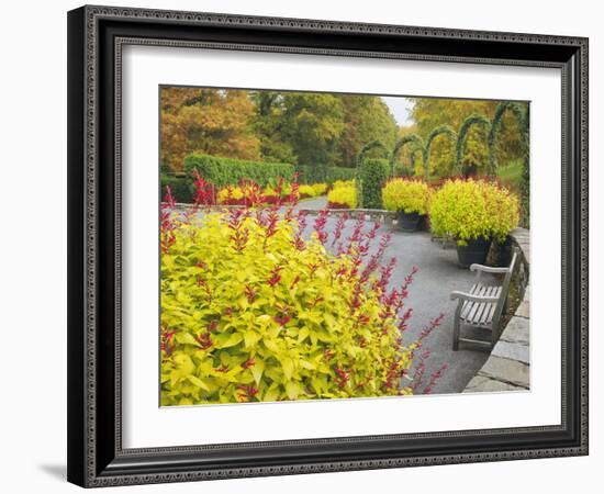 Autumn View of Longwood Gardens, Pennsylvania, Usa-Adam Jones-Framed Photographic Print