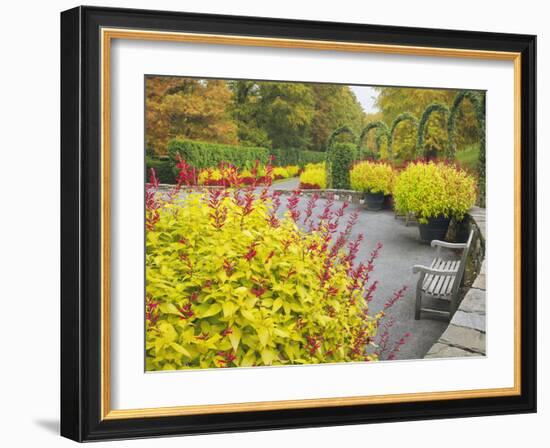 Autumn View of Longwood Gardens, Pennsylvania, Usa-Adam Jones-Framed Photographic Print