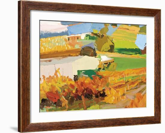 Autumn Vines-Lise Temple-Framed Giclee Print