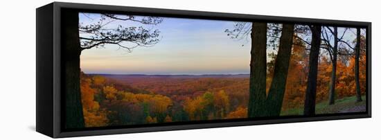 Autumn vista in Brown County State Park, Indiana, USA-Anna Miller-Framed Premier Image Canvas