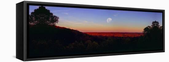 Autumn vista in Brown County State Park, Indiana, USA-Anna Miller-Framed Premier Image Canvas