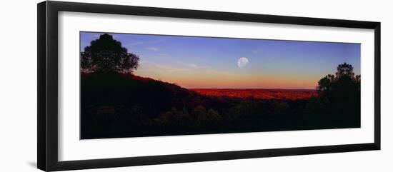 Autumn vista in Brown County State Park, Indiana, USA-Anna Miller-Framed Photographic Print