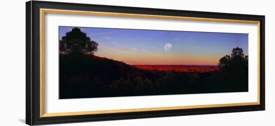 Autumn vista in Brown County State Park, Indiana, USA-Anna Miller-Framed Photographic Print