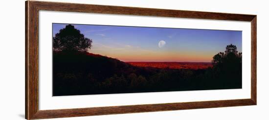 Autumn vista in Brown County State Park, Indiana, USA-Anna Miller-Framed Photographic Print