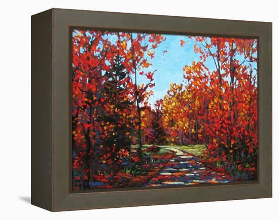 Autumn Walk in the Hudson Valley-Patty Baker-Framed Stretched Canvas