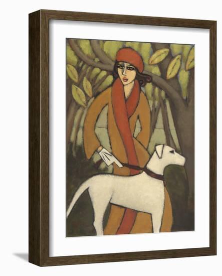 Autumn Walk - Platinum-Marsha Hammel-Framed Giclee Print