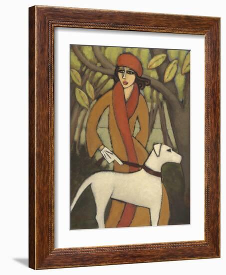 Autumn Walk - Platinum-Marsha Hammel-Framed Giclee Print