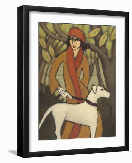 Autumn Walk - Platinum-Marsha Hammel-Framed Giclee Print