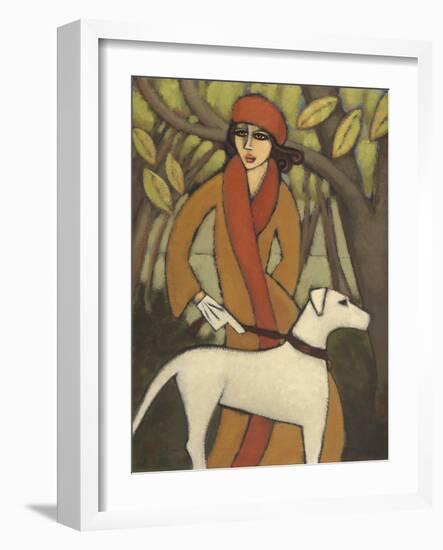 Autumn Walk - Platinum-Marsha Hammel-Framed Giclee Print