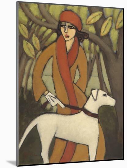 Autumn Walk - Platinum-Marsha Hammel-Mounted Giclee Print