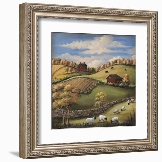 Autumn Walk-Barbara Jeffords-Framed Art Print