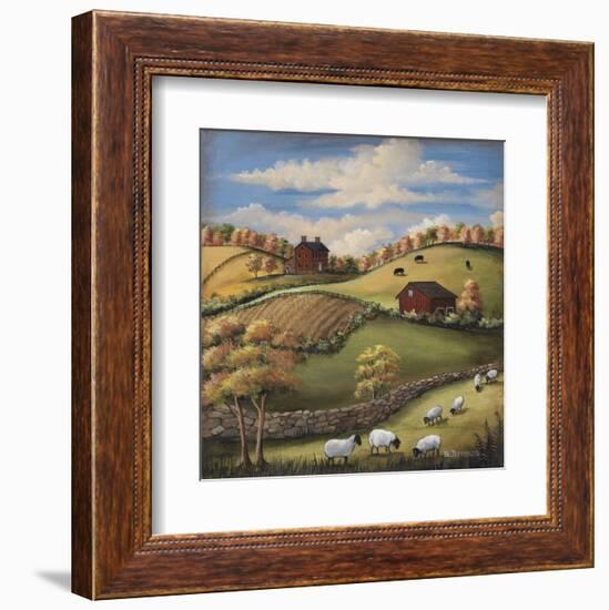 Autumn Walk-Barbara Jeffords-Framed Art Print