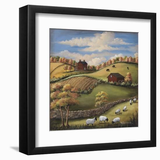 Autumn Walk-Barbara Jeffords-Framed Art Print