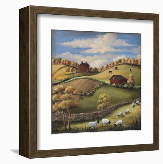 Autumn Walk-Barbara Jeffords-Framed Art Print