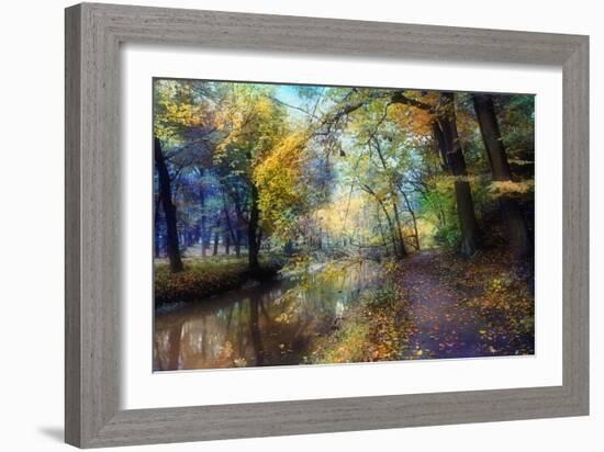 Autumn Walk-John Rivera-Framed Photographic Print