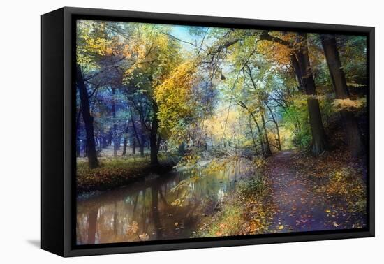 Autumn Walk-John Rivera-Framed Premier Image Canvas