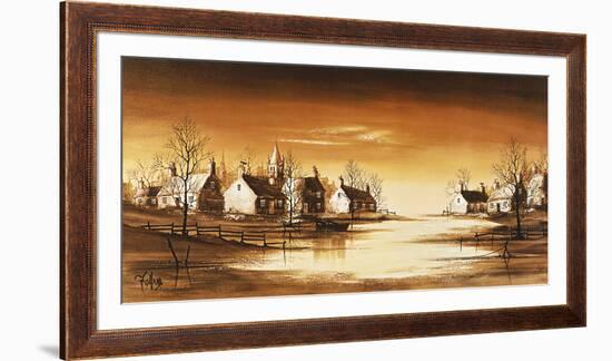 Autumn Waters-Ron Folland-Framed Premium Giclee Print