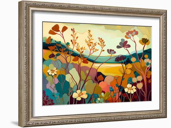 Autumn Wildflowers-Avril Anouilh-Framed Art Print