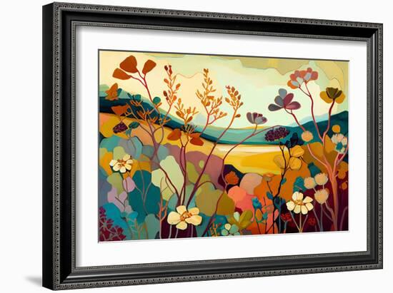 Autumn Wildflowers-Avril Anouilh-Framed Art Print