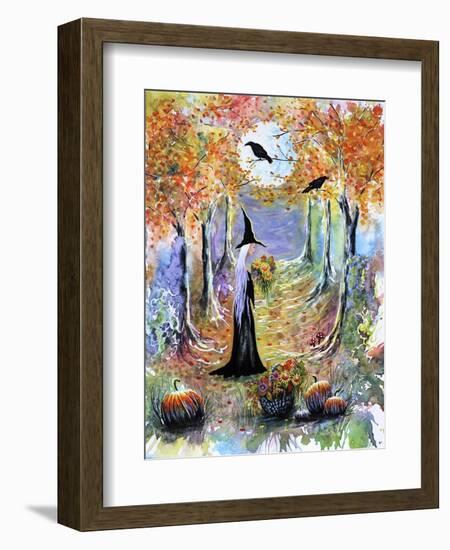 Autumn Witch-Michelle Faber-Framed Giclee Print