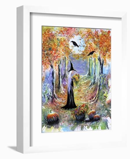 Autumn Witch-Michelle Faber-Framed Giclee Print